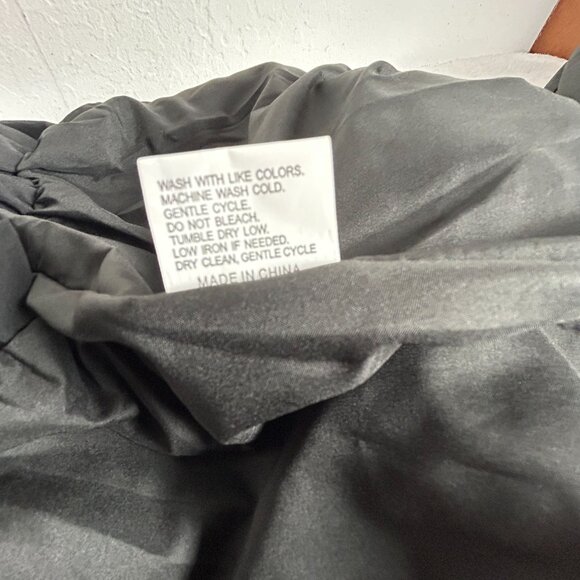 Womens Black Smocked Waist Maxi Skirt XL Elastic Waist Cotton Blend Pull-On - Picture 4 of 9